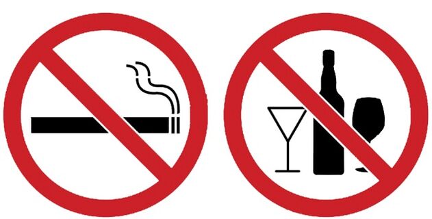 rzucenie alkoholu i palenia przed podniesieniem piersi